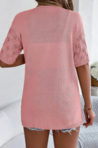 Winona | Cardigan Femme en Crochet à Manches Courtes