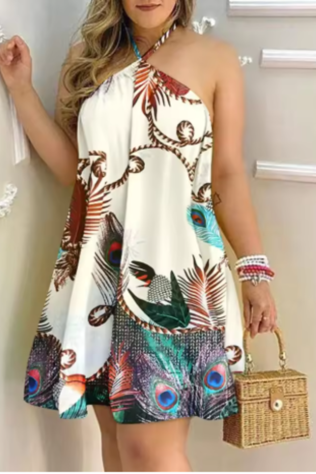 Elara | Robe Courte Dos Nu