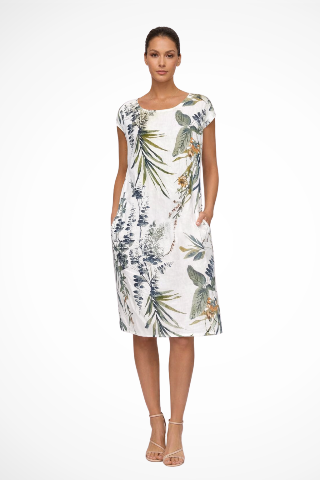 Ivy | Robe d'Été Décontractée à Imprimé Botanique