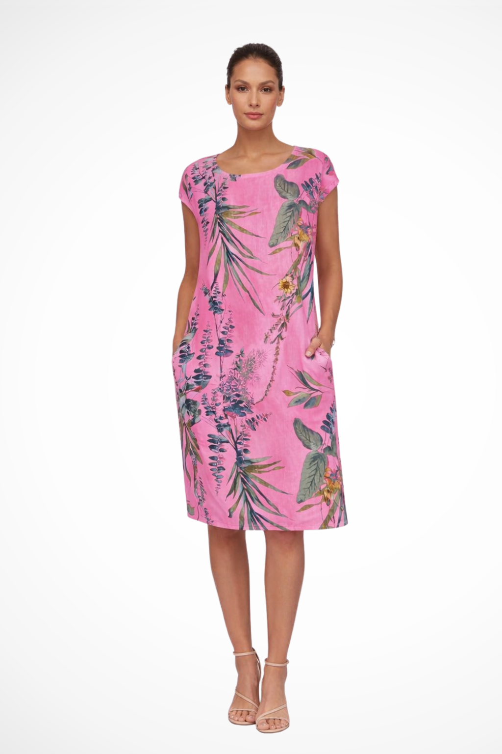 Ivy | Robe d'Été Décontractée à Imprimé Botanique