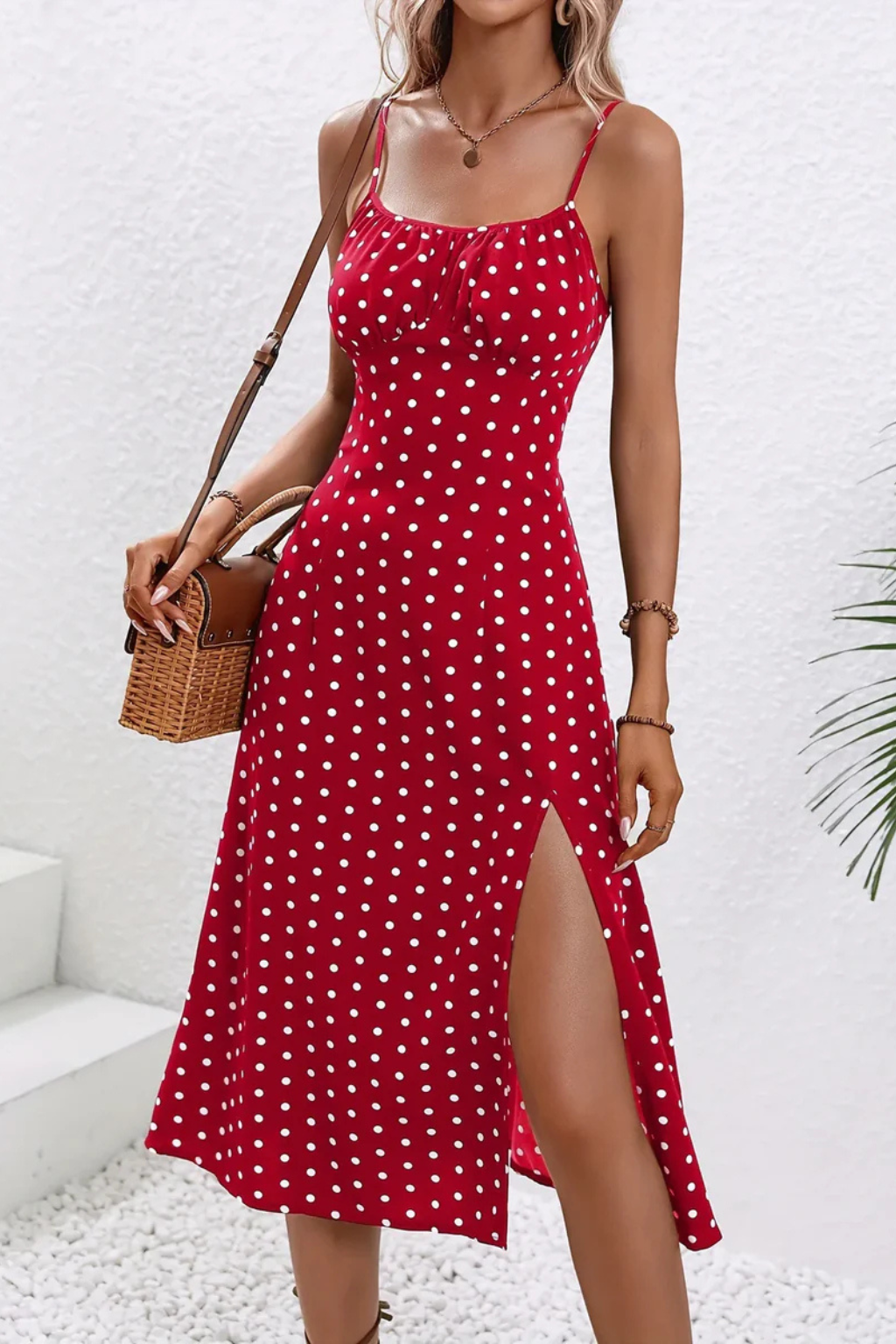 Charlotte | Robe Mi-Longue Bohème d'Été à Fleurs Sans Manches