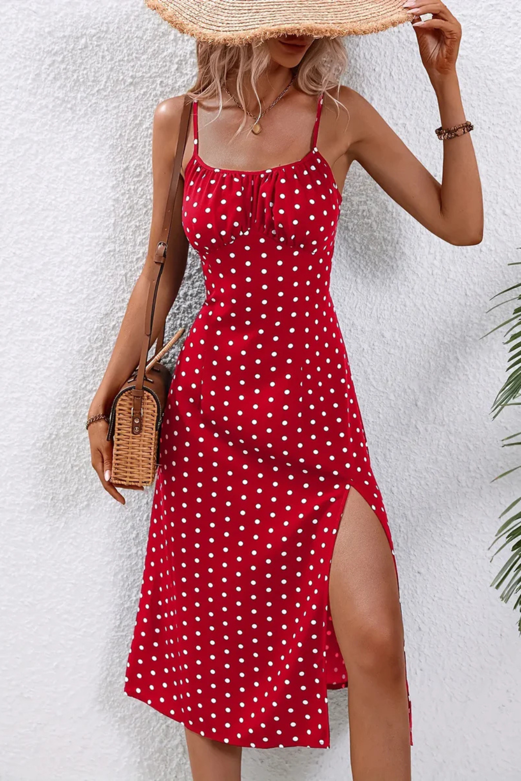 Charlotte | Robe Mi-Longue Bohème d'Été à Fleurs Sans Manches