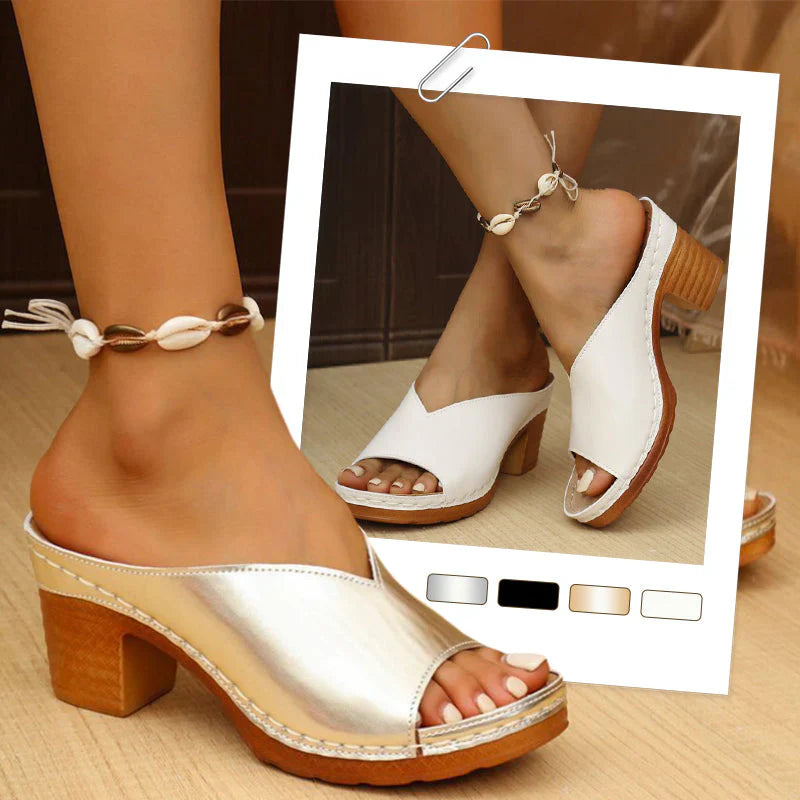 Ivana | Sandales Femme Talon Carré Confort