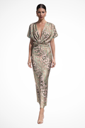 Elara | Robe Longue d'Été à Col V Torsadé