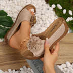 Nirelle | Sandales Femme Motif Floral Confortables