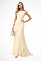 Eline | Robe Longue Plissée Habillée Élégante