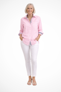 Margot | Chemise Surdimensionnée à Rayures Manches Longues Femme