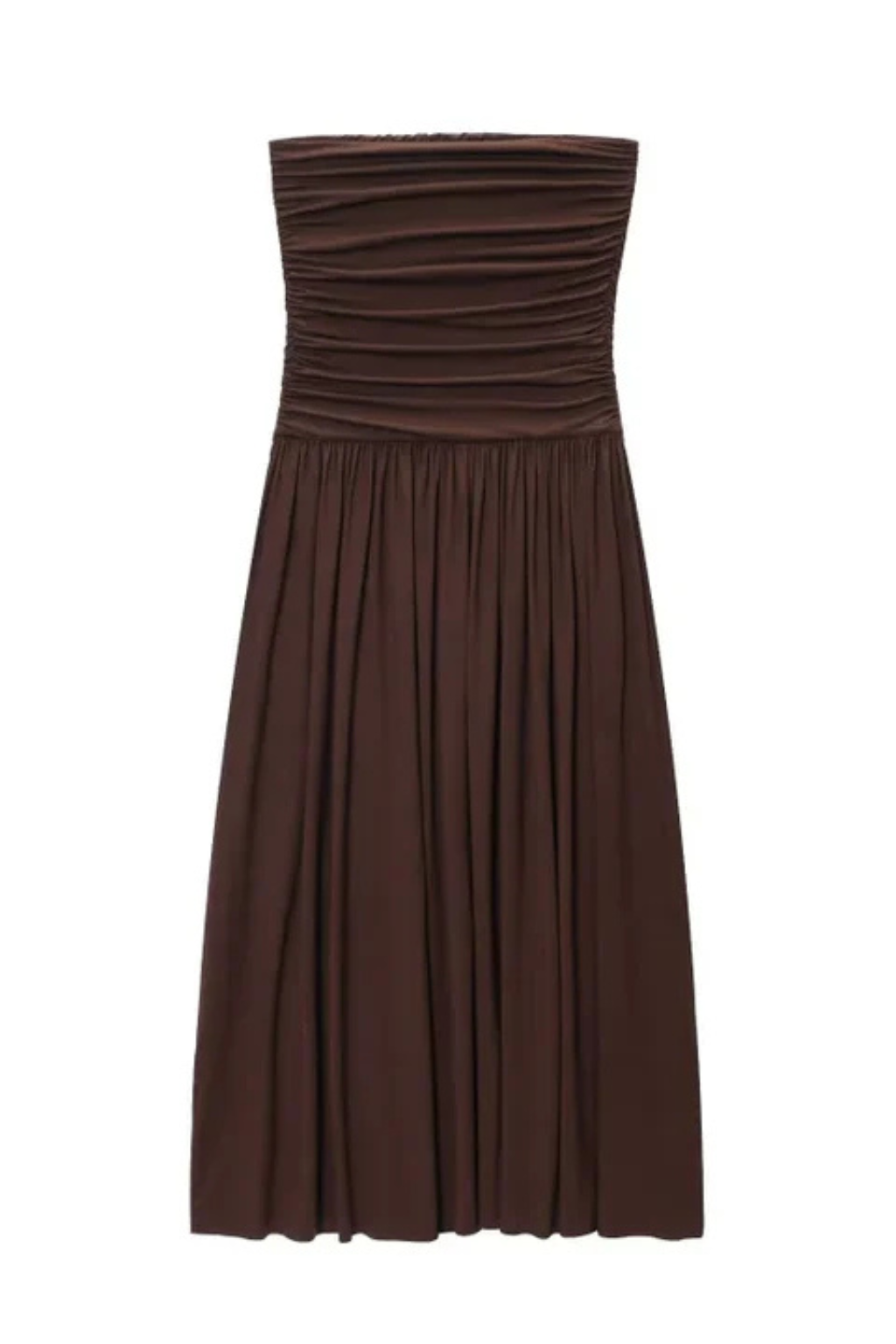 Isabella | Robe Longue d'Été Plissée Bustier