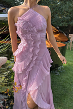 Imogen | Robe Longue Dos Nu Sans Manches à Volants