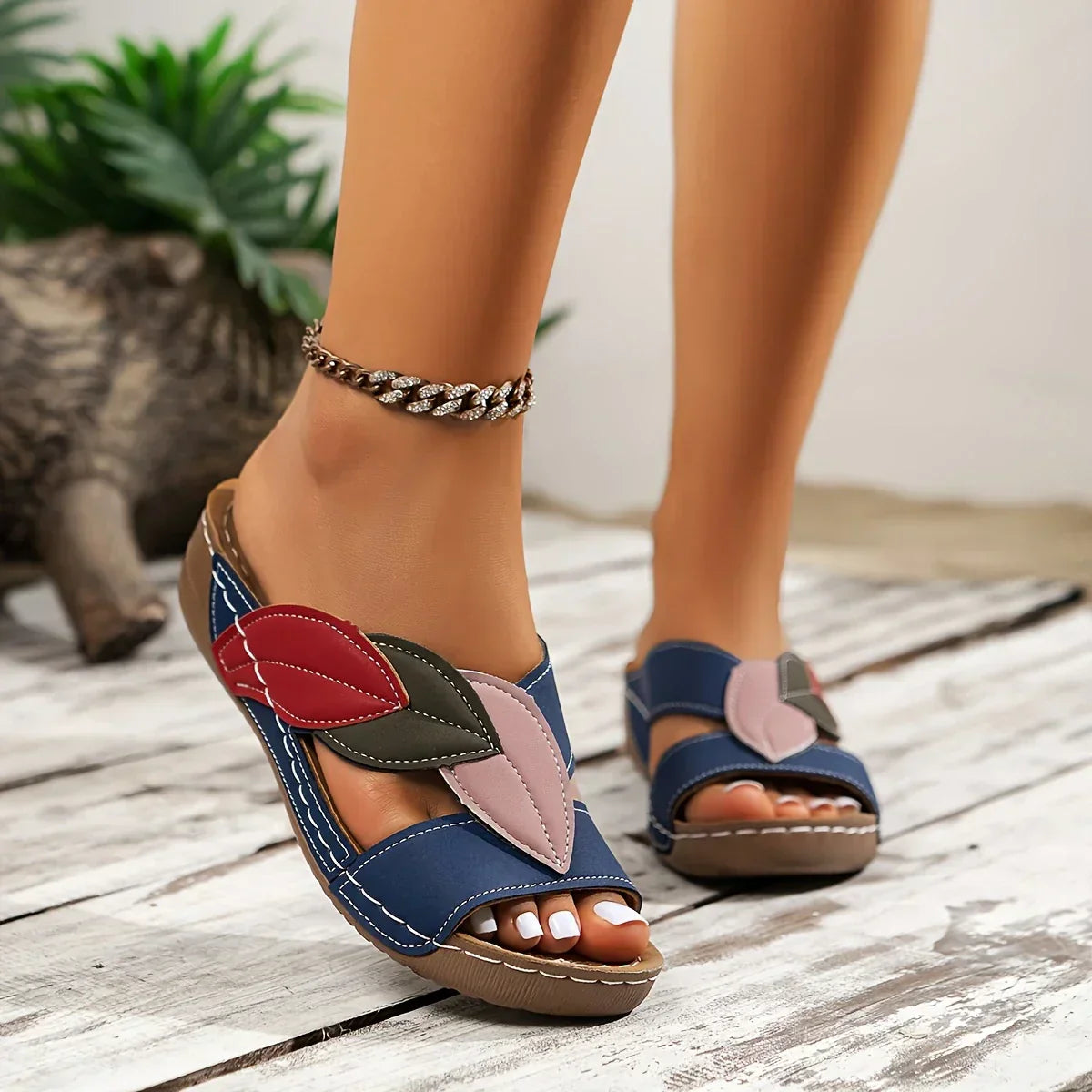 Deliora | Sandales Ouvertes Femme Confort Quotidien