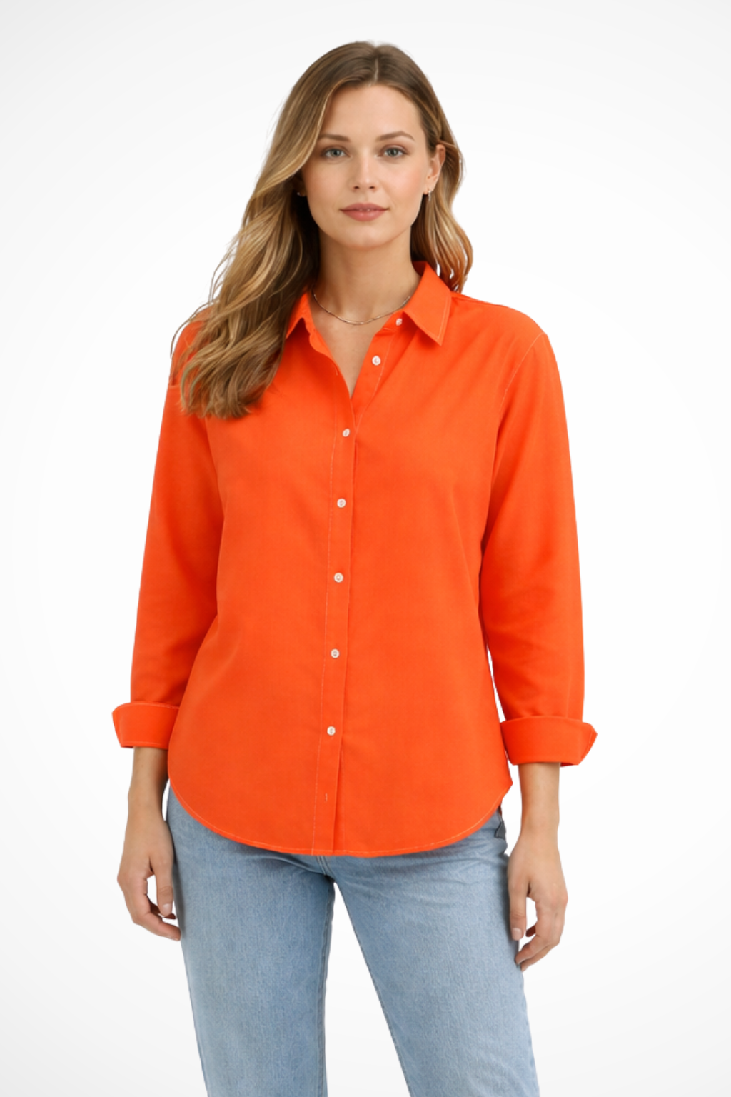 Darcy | Chemise Femme Coupe Décontractée à Manches Longues
