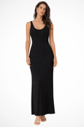 Serena | Robe Longue d'Été en Maille Sans Manches