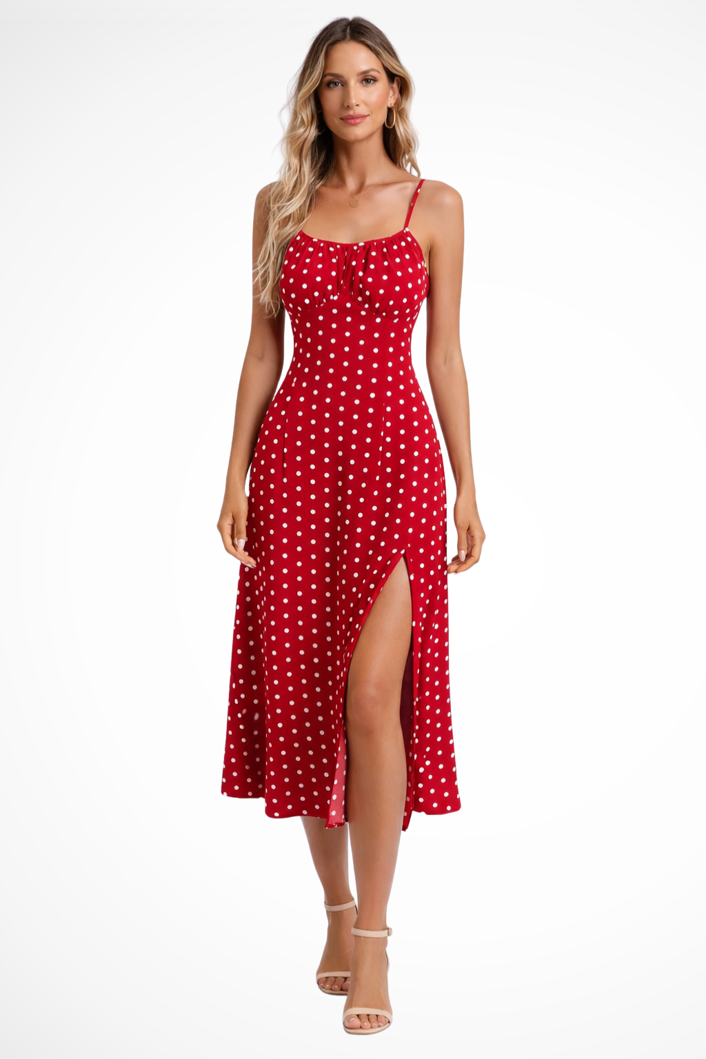 Charlotte | Robe Mi-Longue Bohème d'Été à Fleurs Sans Manches