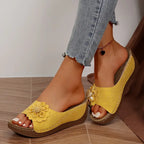 Nirelle | Sandales Femme Motif Floral Confortables
