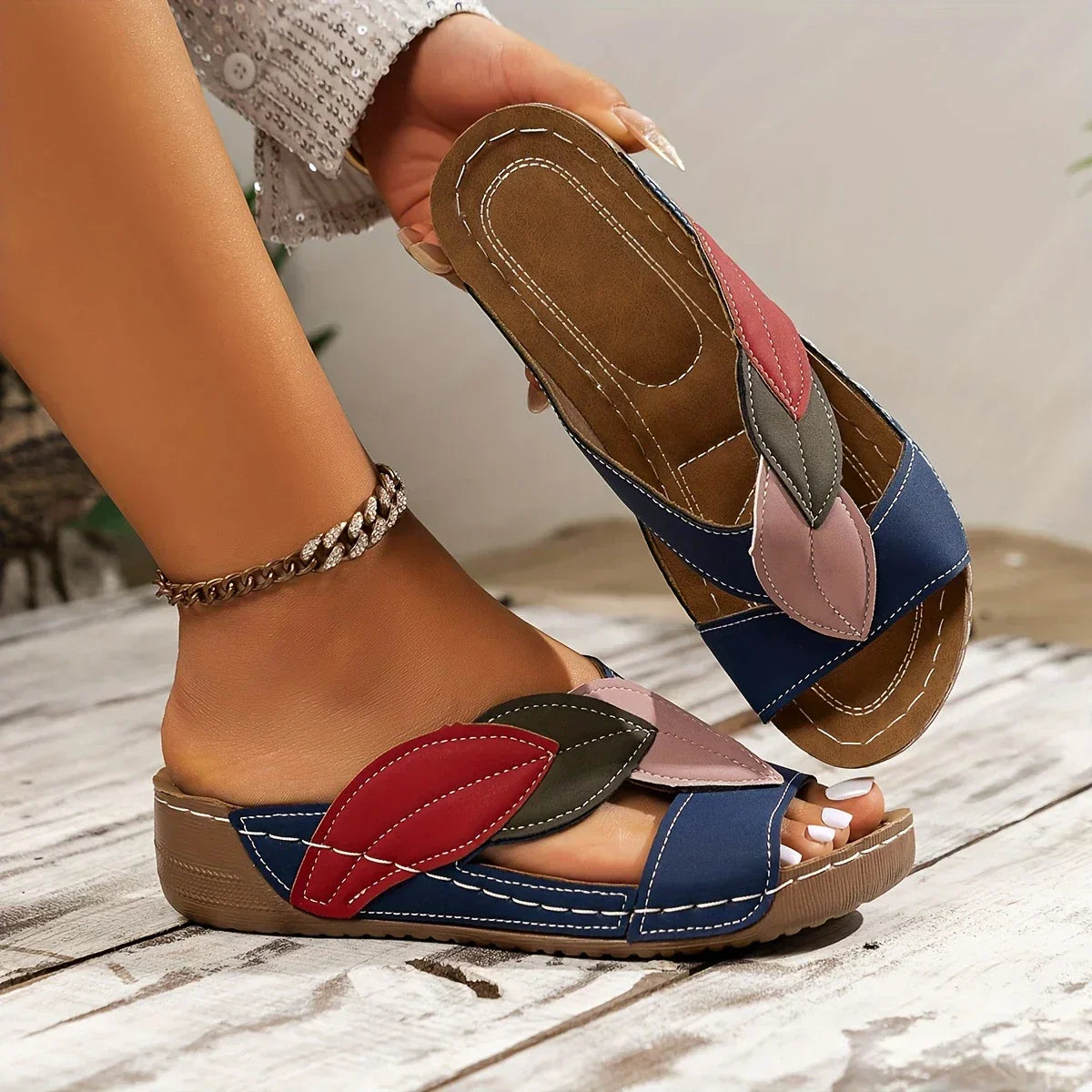Deliora | Sandales Ouvertes Femme Confort Quotidien