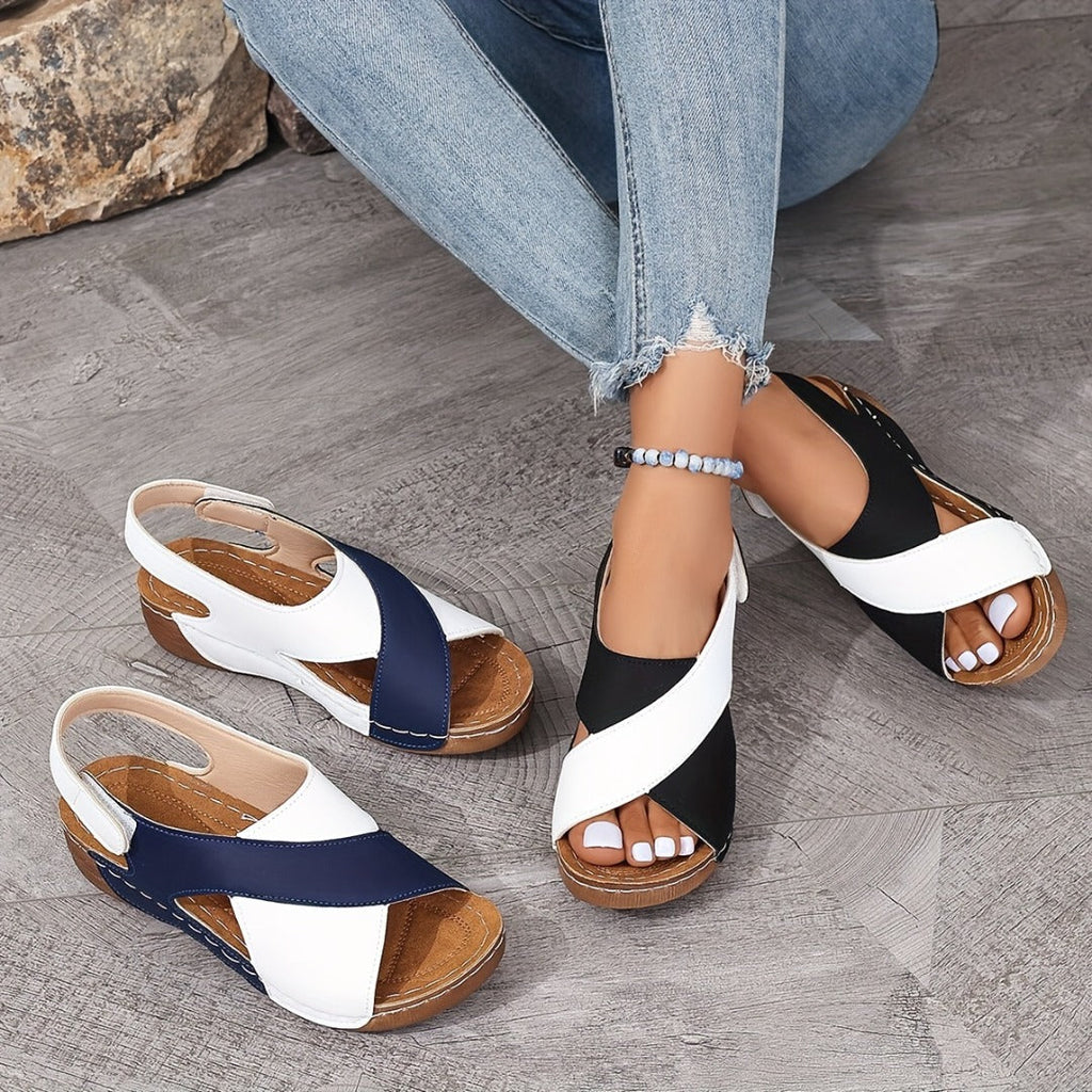 Morgane | Sandales Femme Semelle Inclinée Confort
