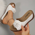 Nirelle | Sandales Femme Motif Floral Confortables