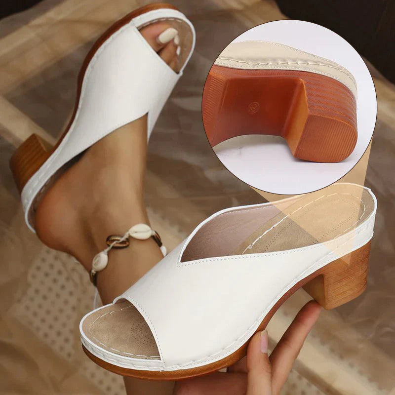 Ivana | Sandales Femme Talon Carré Confort