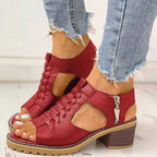 Gwenora | Sandales Femme Talon Carré Confortables