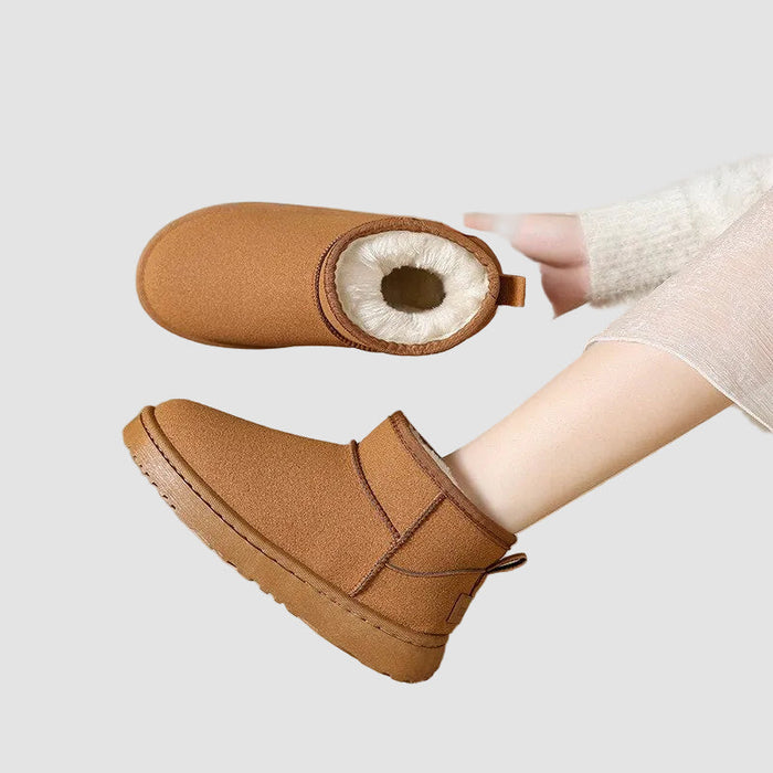 BÉRENGÈRE - bottines fourrées à doublure fourrure pour femme