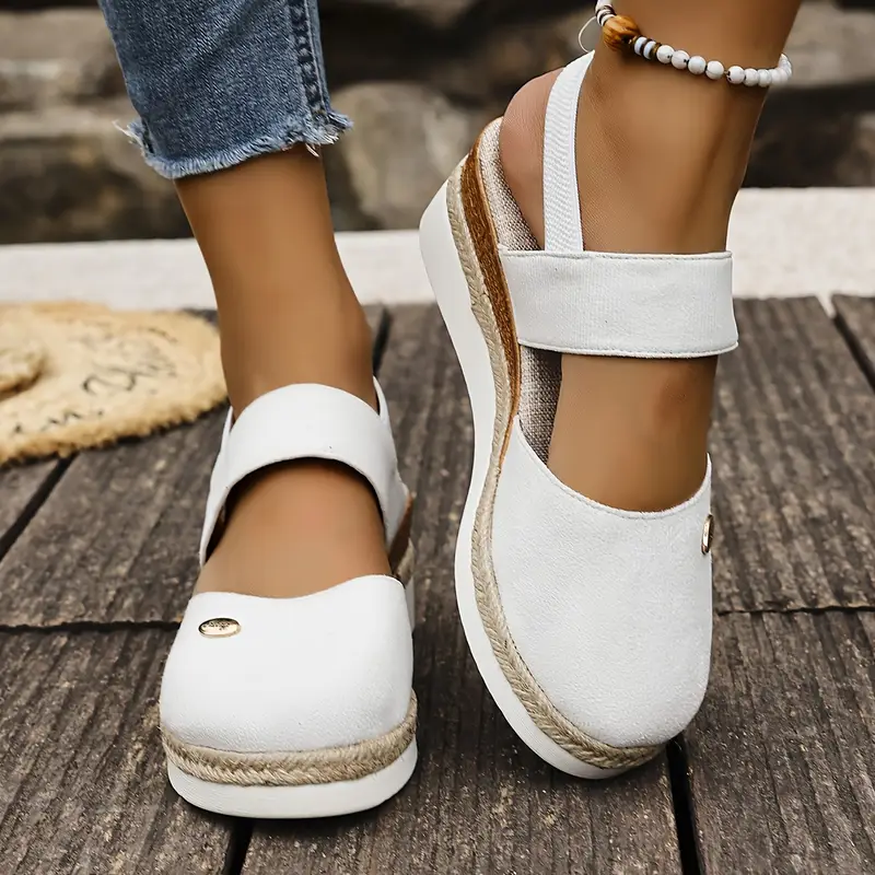 Lioraelle | Sandales Plateforme Femme Aérées Casual