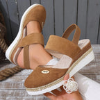Lioraelle | Sandales Plateforme Femme Aérées Casual