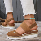 Lioraelle | Sandales Plateforme Femme Aérées Casual