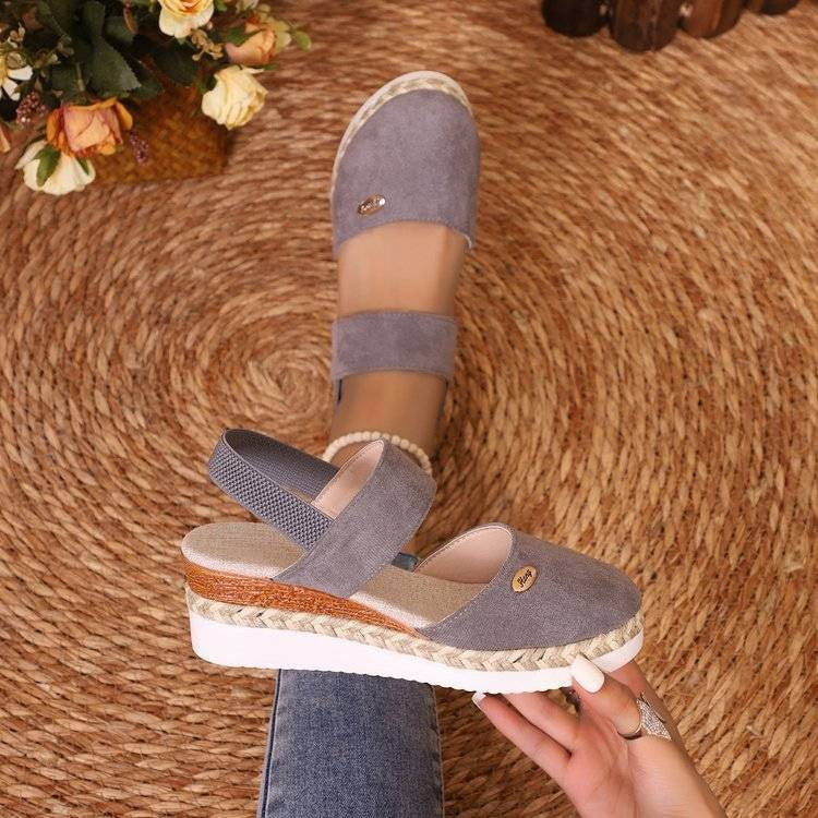 Lioraelle | Sandales Plateforme Femme Aérées Casual