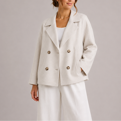 Philippine, Veste blazer ajustée structurée