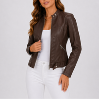 Séverine, Blouson en similicuir
