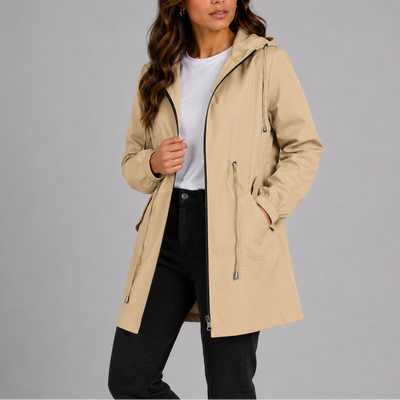 Geneviève, Imperméable léger à capuche