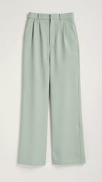 Zanira | Pantalon ample taille haute pour femme - Rose