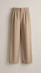 Zanira | Pantalon ample taille haute pour femme - Rose