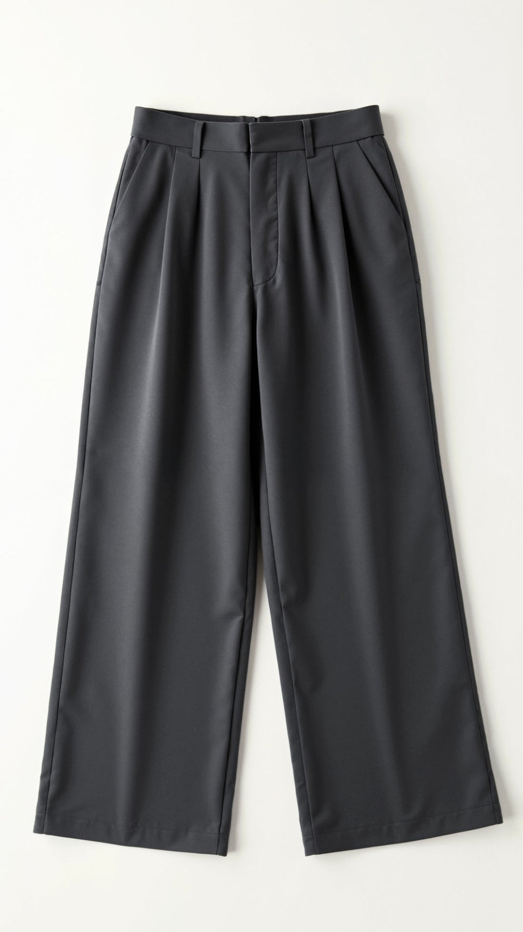 Zanira | Pantalon ample taille haute pour femme - Bleu Clair