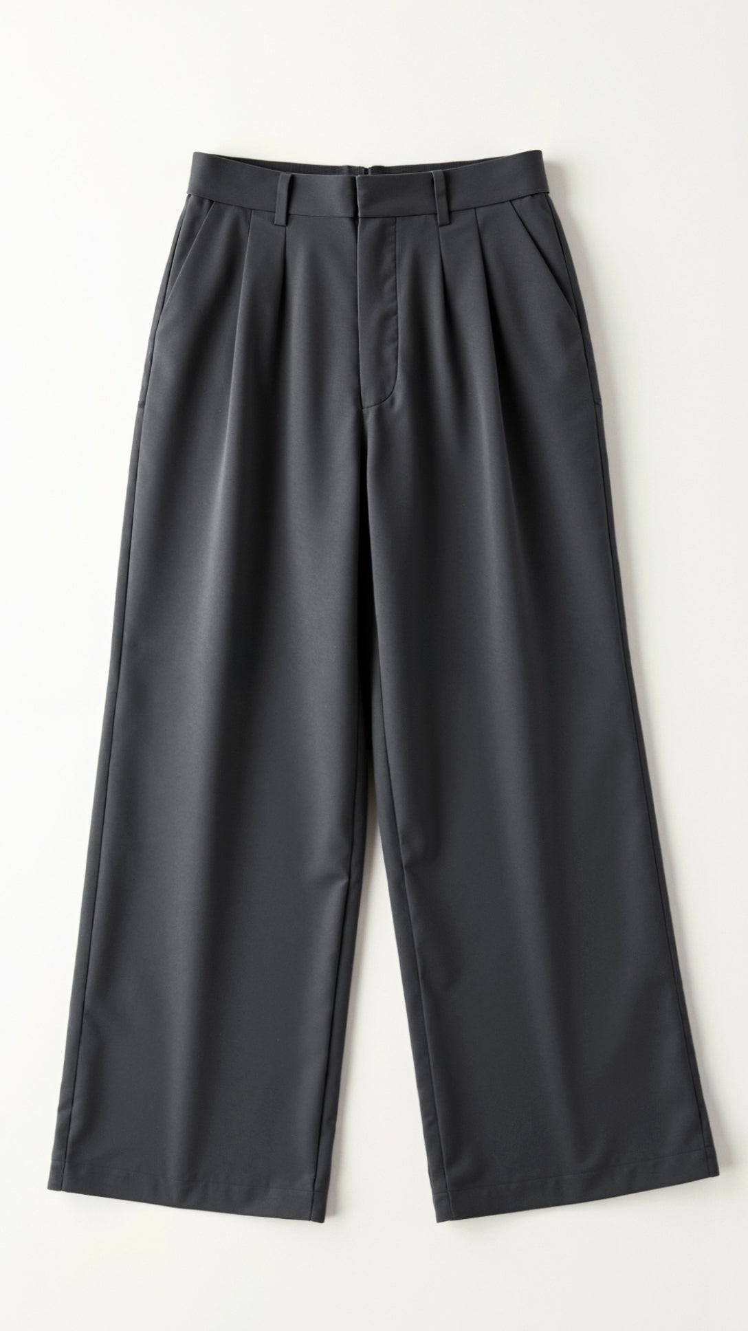 Zanira | Pantalon ample taille haute pour femme - Bleu Clair