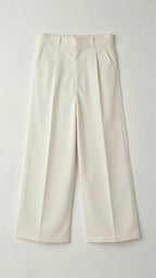 Zanira | Pantalon ample taille haute pour femme - Bleu Clair