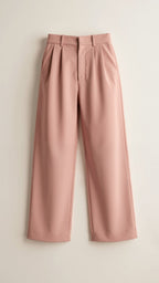 Zanira | Pantalon ample taille haute pour femme - Noir