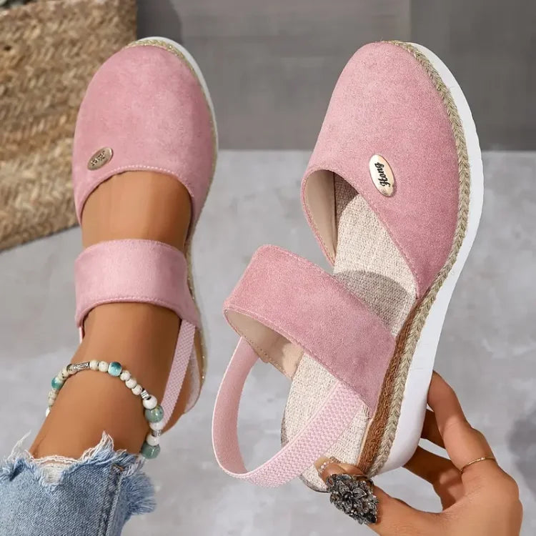 Lioraelle | Sandales Plateforme Femme Aérées Casual