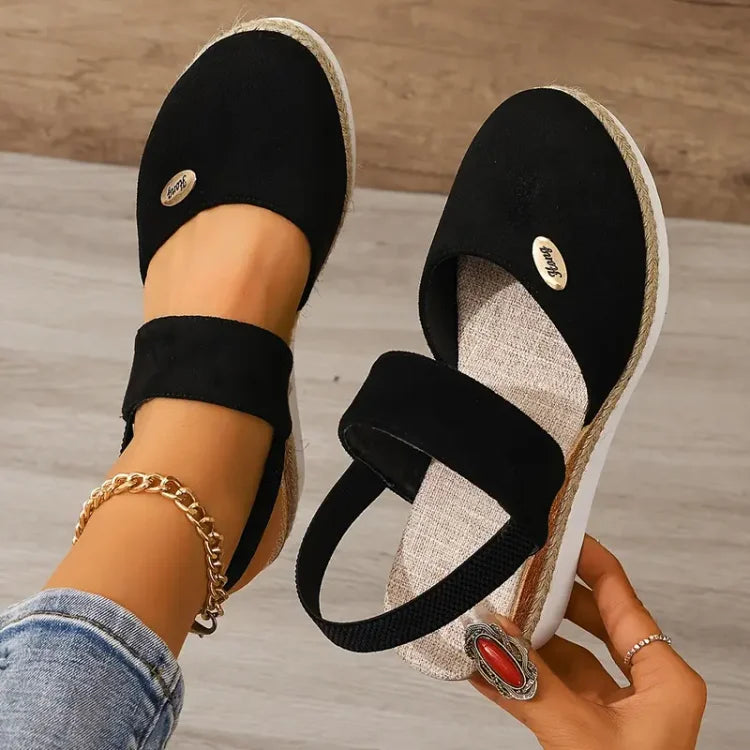Lioraelle | Sandales Plateforme Femme Aérées Casual