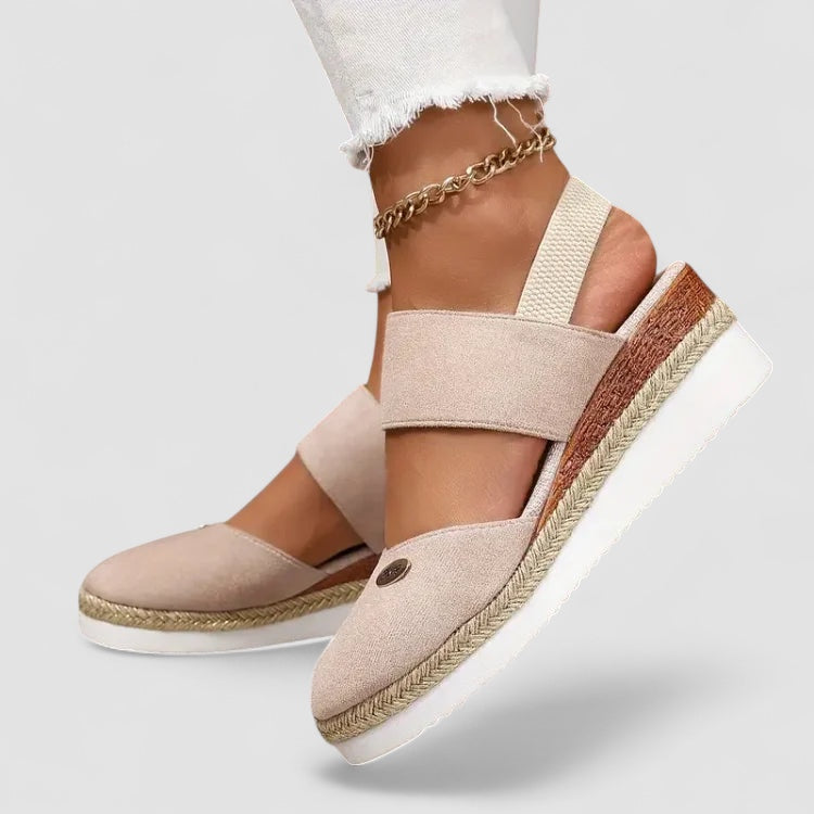 Lioraelle | Sandales Plateforme Femme Aérées Casual