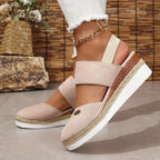 Lioraelle | Sandales Plateforme Femme Aérées Casual