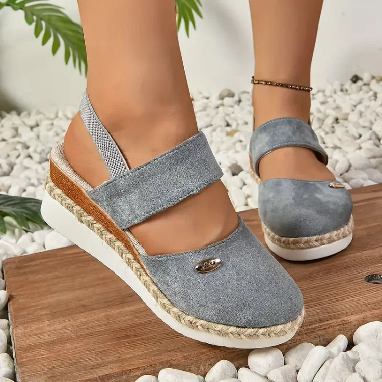 Lioraelle | Sandales Plateforme Femme Aérées Casual