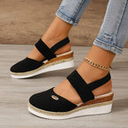 Lioraelle | Sandales Plateforme Femme Aérées Casual