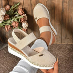 Lioraelle | Sandales Plateforme Femme Aérées Casual