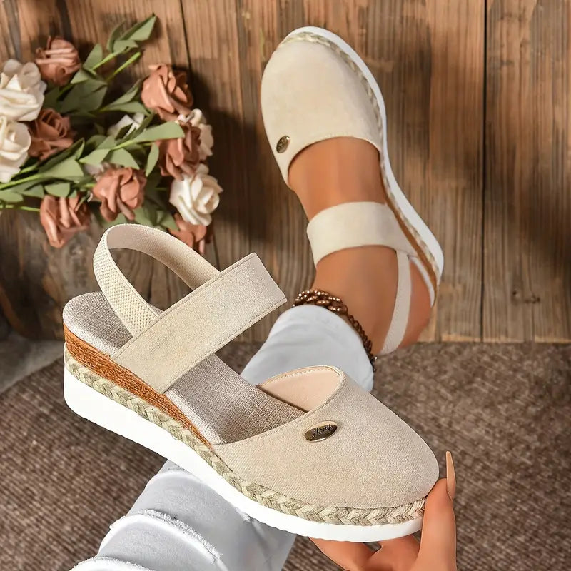 Lioraelle | Sandales Plateforme Femme Aérées Casual