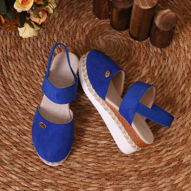 Lioraelle | Sandales Plateforme Femme Aérées Casual