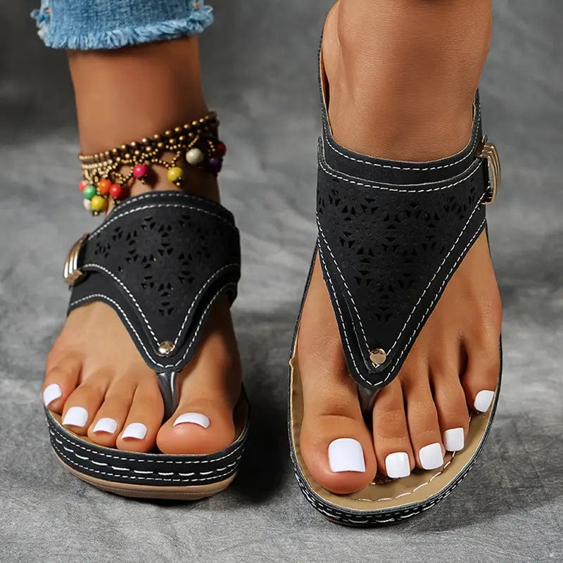 Sophia | Sandales Femme Plates Légères et Confortables