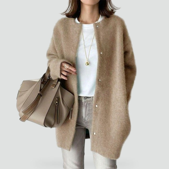 VICTOIRE - cardigan boutonné manches longues pour femme