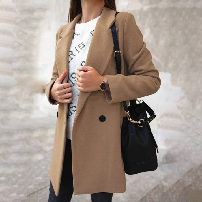 Simone, Manteau en laine douce