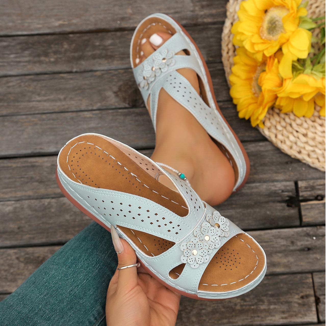Norabel | Sandales Femme Talon Confort Stabilité
